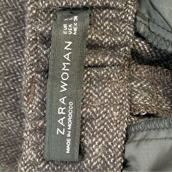 Zara Woman High Waisted Trouser Pants - Picture 6 of 9